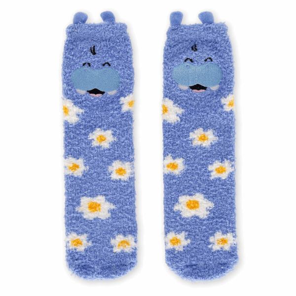 LEGAMI CS0003 NON-SLIP SOCKS - ITS A MATCH! - HIPPO - ADULT