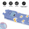 LEGAMI CS0003 NON-SLIP SOCKS - ITS A MATCH! - HIPPO - ADULT