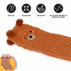 LEGAMI CS0008 NON-SLIP SOCKS - ITS A MATCH! - TEDDY BEAR - ADULT