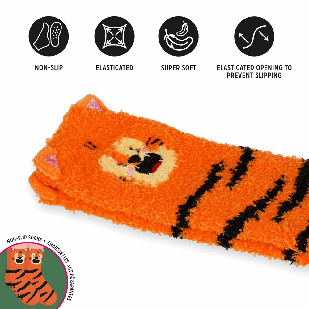 LEGAMI KCS0009 NON-SLIP SOCKS - ITS A MATCH! - TIGER - KID