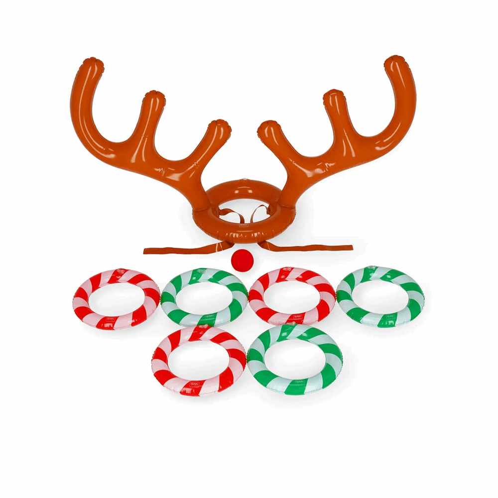 LEGAMI RIG0001 INFLATABLE RING TOSS - OH MY DEER - REINDEER