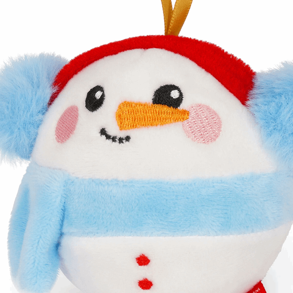 LEGAMI PLUSH CHRISTMAS DECORATION - OH-OH-OHRNAMENTS - SNOWMAN SSD0008