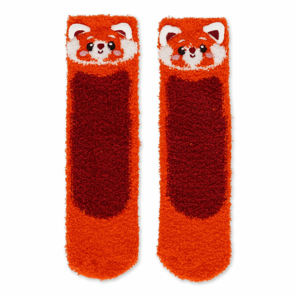 LEGAMI CS0013 NON-SLIP SOCKS - ITS A MATCH! - RED PANDA - ADULT