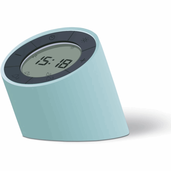 GINGKO THE EDGE LIGHT ALARM CLOCK MINT GREEN G001GN