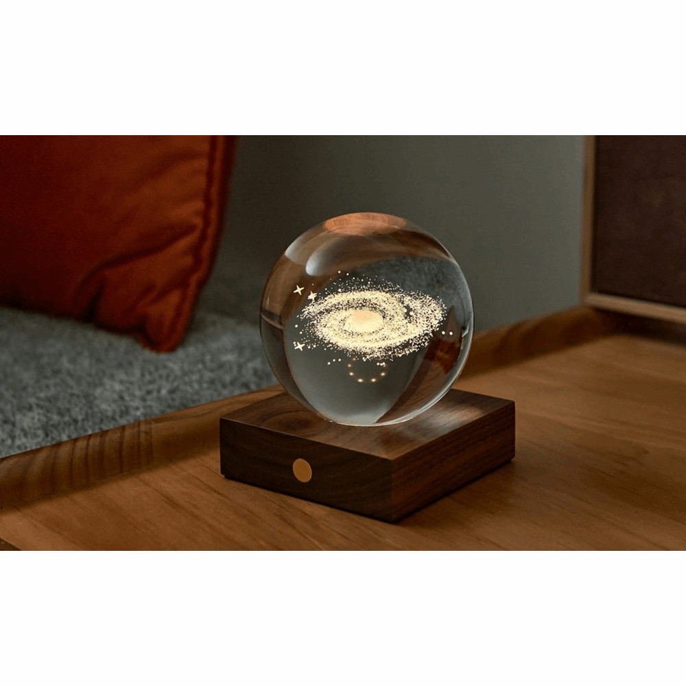GINGKO Amber Crystal Light 3D laser Galaxy G025GA