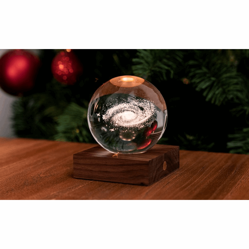 GINGKO Amber Crystal Light 3D laser Galaxy G025GA