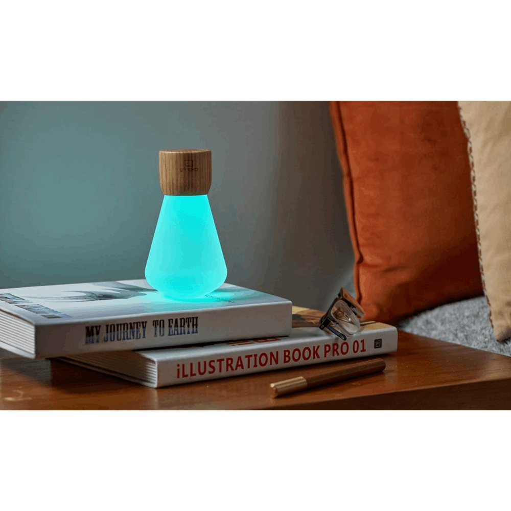 GINGKO Pentagon Desk Bulb Mini White Ash Wood G021AH2