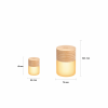 GINGKO Large Lemelia Light Natural White Ash Wood G027AH