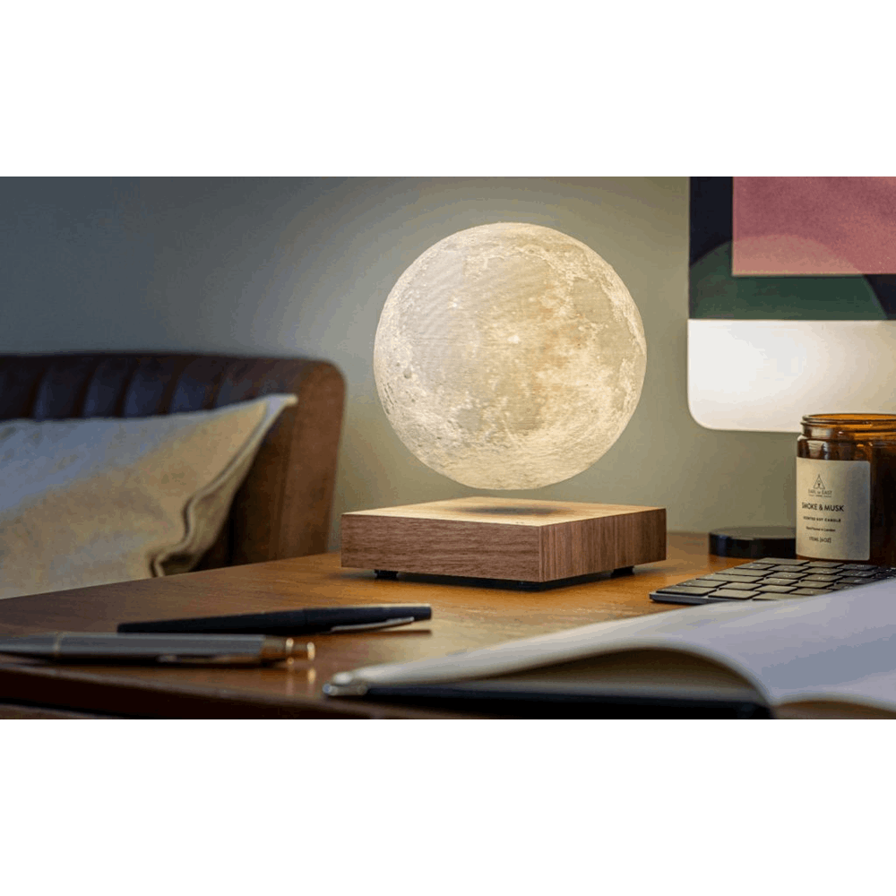 GINGKO SMART MOON LAMP NATURAL WALNUT G019WT