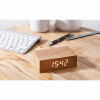 GINGKO FLIP CLICK CLOCK NATURAL CHERRY G003C15