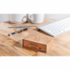 GINGKO FLIP CLICK CLOCK NATURAL CHERRY G003C15