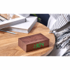 GINGKO FLIP CLICK CLOCK NATURAL TEAK WALNUT G003W8