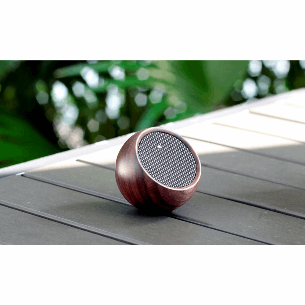 GINGKO Mi THE TUMBLER SELFIE SPEAKER NATURAL WALNUT G004WT