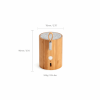GINGKO DRUM LIGHT BLUETOOTH SPEAKER NATURAL G020BO