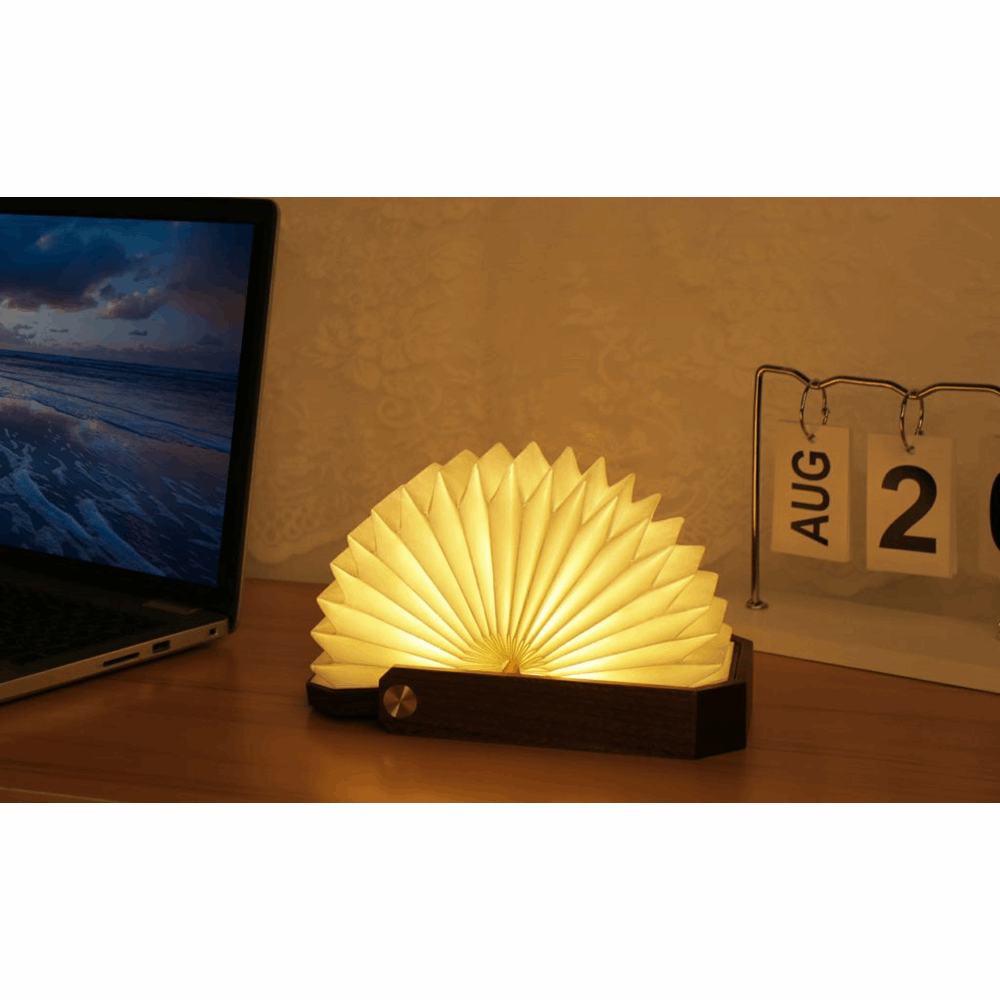 GINGKO SMART ORIGAMI LAMP NATURAL WALNUT G033WT