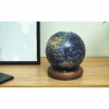 GINGKO ATLASGLOBE LAMP DEEP OCEANBLUE  MINI WALNUT BASE G038M-WT