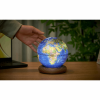 GINGKO ATLASGLOBE LAMP DEEP OCEANBLUE  MINI WALNUT BASE G038M-WT