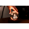 GINGKO AMBER CRYSTAL LIGHT 3D LASER THE OWL MOON G025OW