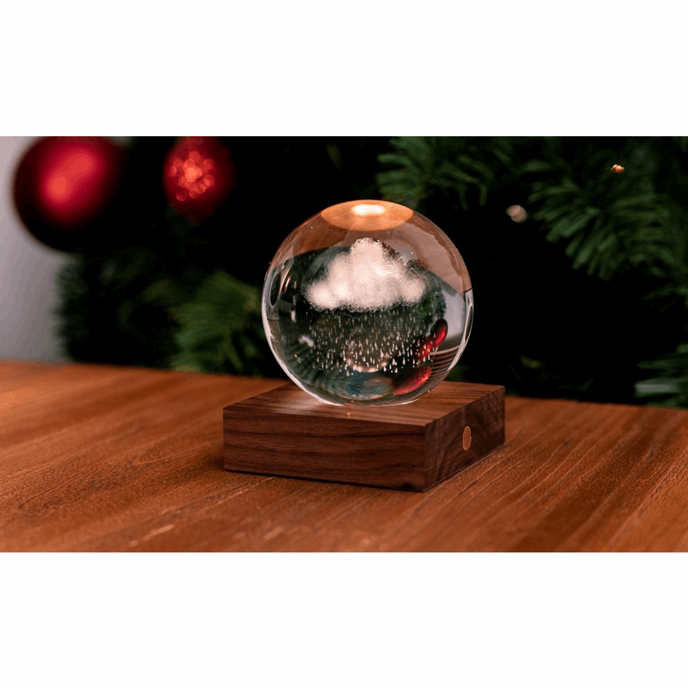 GINGKO AMBER CRYSTAL LIGHT 3D LASER RAIN CLOUD G025RA