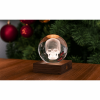 GINGKO AMBER CRYSTAL LIGHT 3D LASER SKULL G025SK