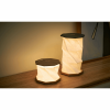 GINGKO TWIST HEXAGON LAMP WALNUT G036WT
