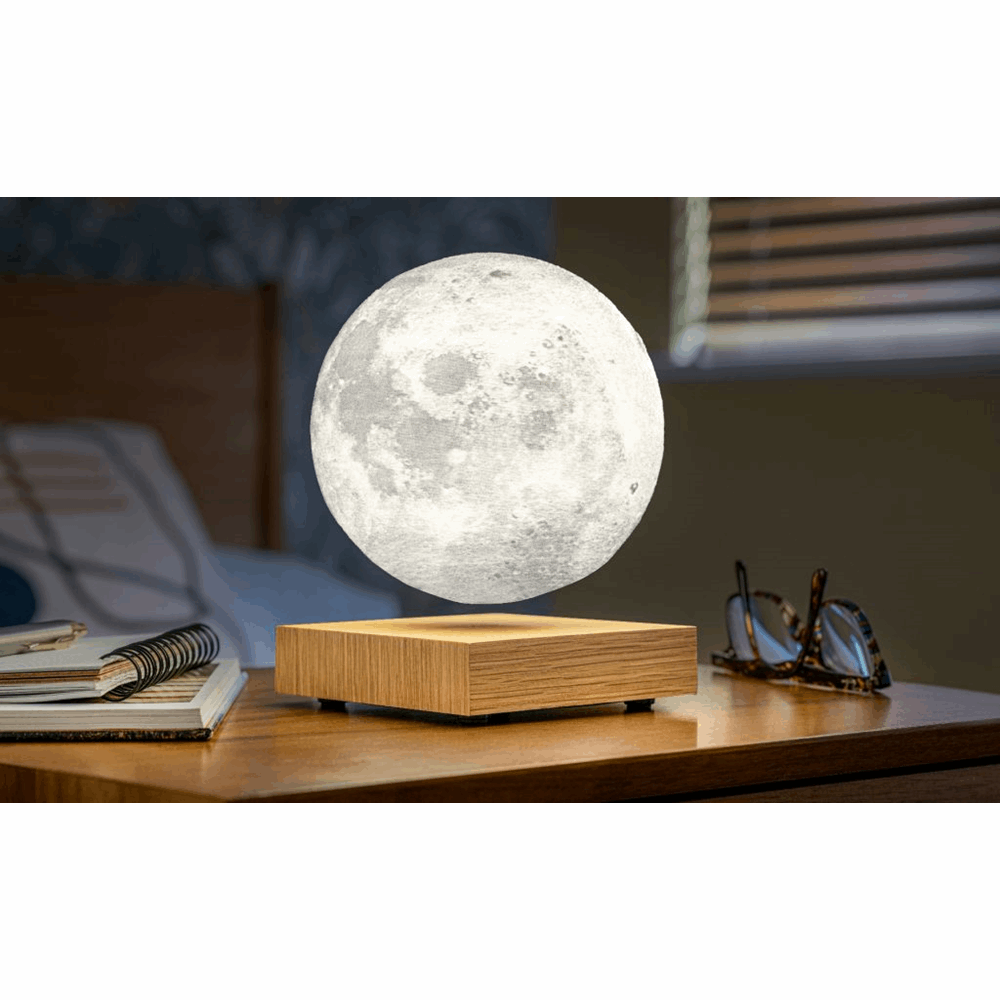 GINGKO SMART MOON LAMP NATURAL WHITE ASH WOOD G019AH