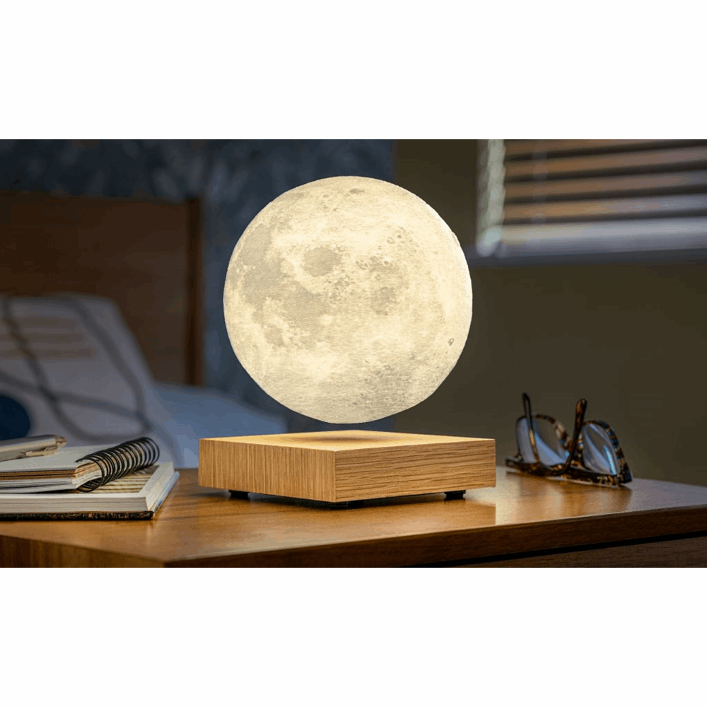 GINGKO SMART MOON LAMP NATURAL WHITE ASH WOOD G019AH