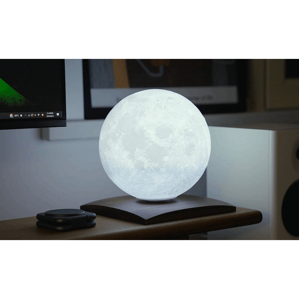GINGKO SMART LUNASPIN LAMP LARGE LEWI MOON LAMP G068L-WT
