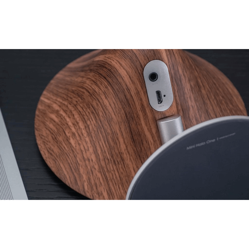 GINGKO G007WT Mini Halo One Bluetooth Speaker Walnut
