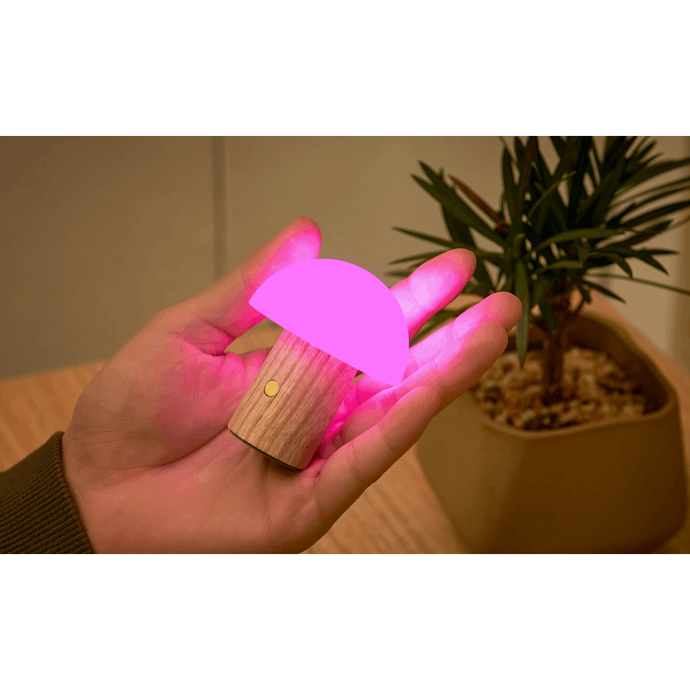 GINGKO G022S-AH SUPER MINI ALICE MUSHROOM LAMP WHITE ASH