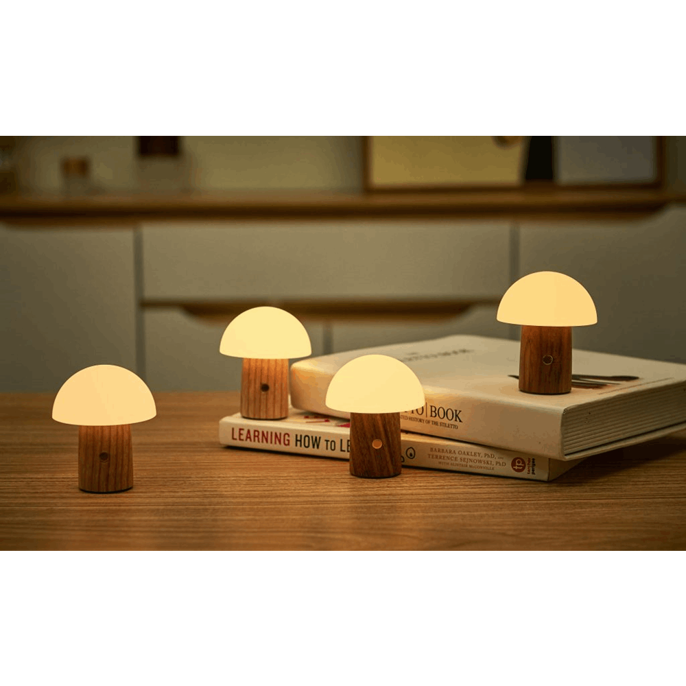 GINGKO G022S-AH SUPER MINI ALICE MUSHROOM LAMP WHITE ASH