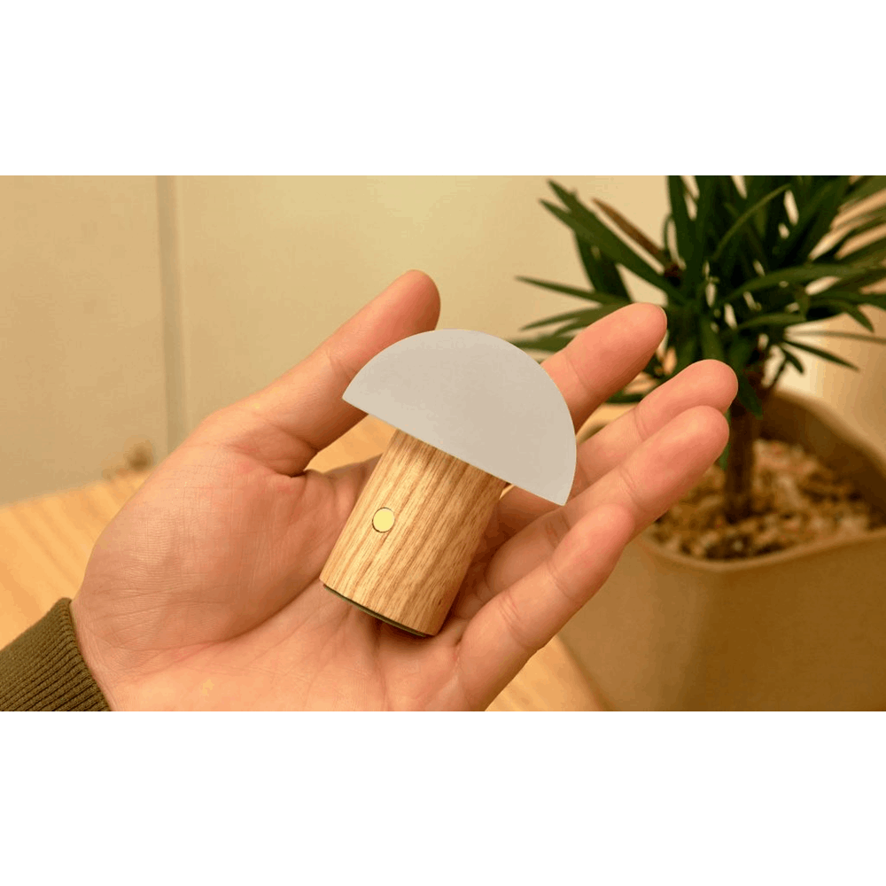 GINGKO G022S-AH SUPER MINI ALICE MUSHROOM LAMP WHITE ASH