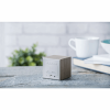 GINGKO GK08G12 WOODEN CUBE CLICK CLOCK ASH/GREEN LED
