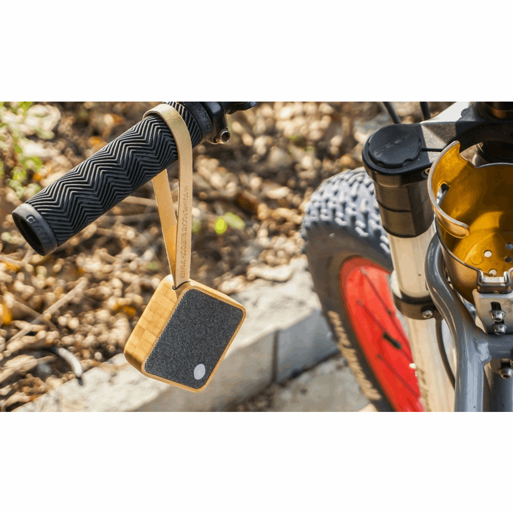 GINGKO  Mi SQUARE BLUETOOTH SPEAKER NATURAL BAMBOO G005BO
