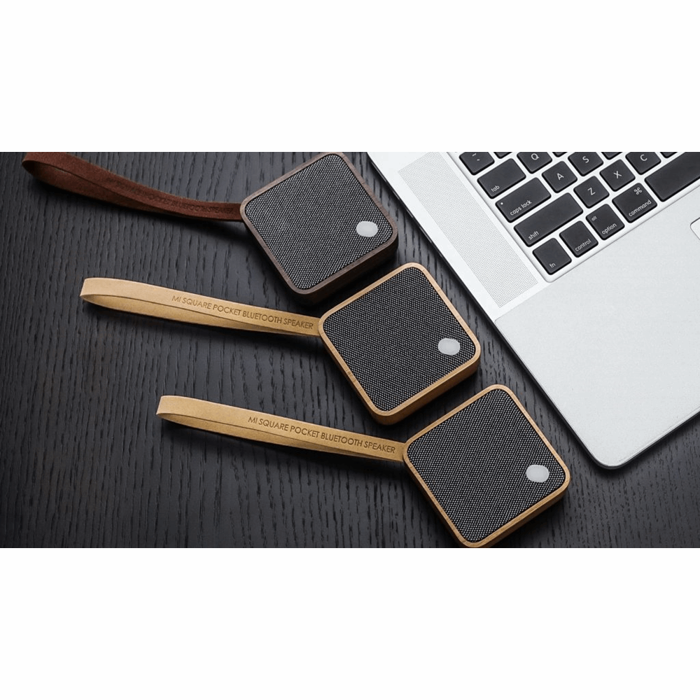 GINGKO Mi SQUARE BLUETOOTH SPEAKER NATURAL WALNUT G005WT