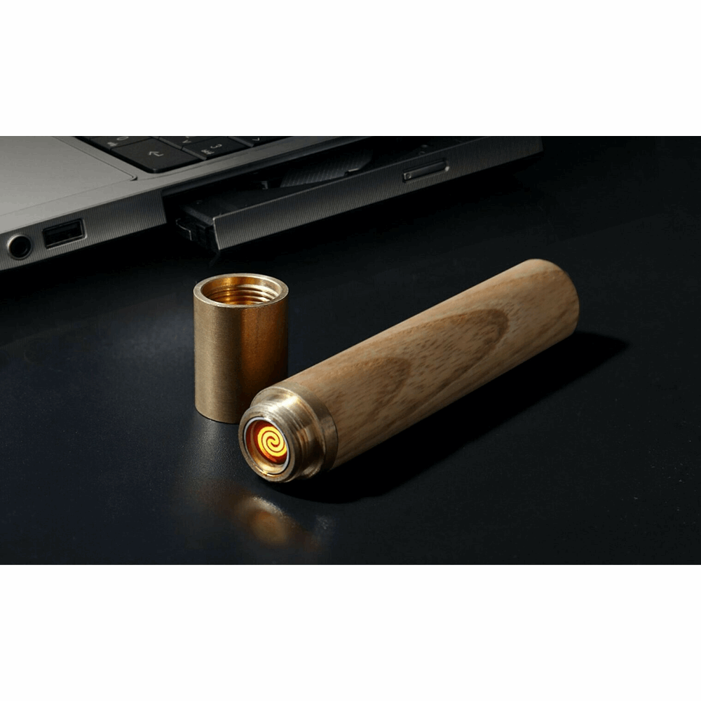 GINGKO FLAMELESS ELEMENT LIGHTER NATURAL WHITE ASH G015AH