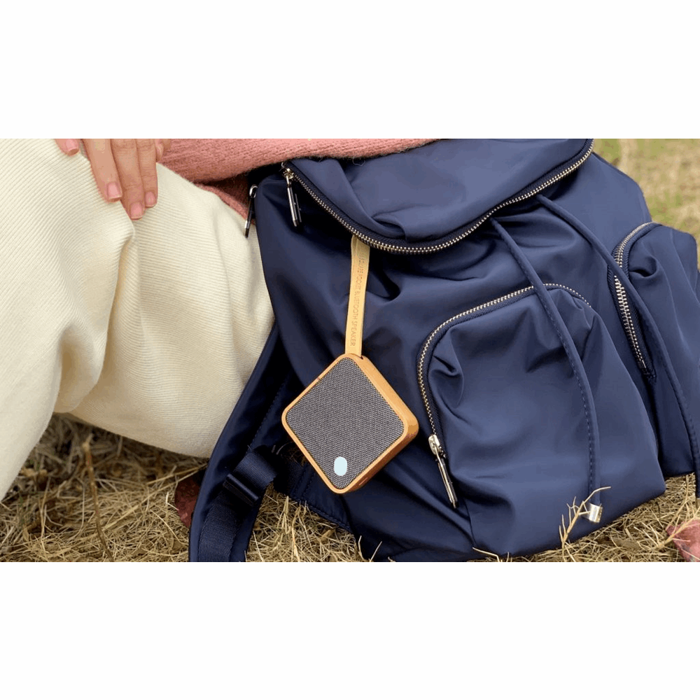GINGKO Mi SQUARE BLUETOOTH SPEAKER NATURAL CHERRY G005CH