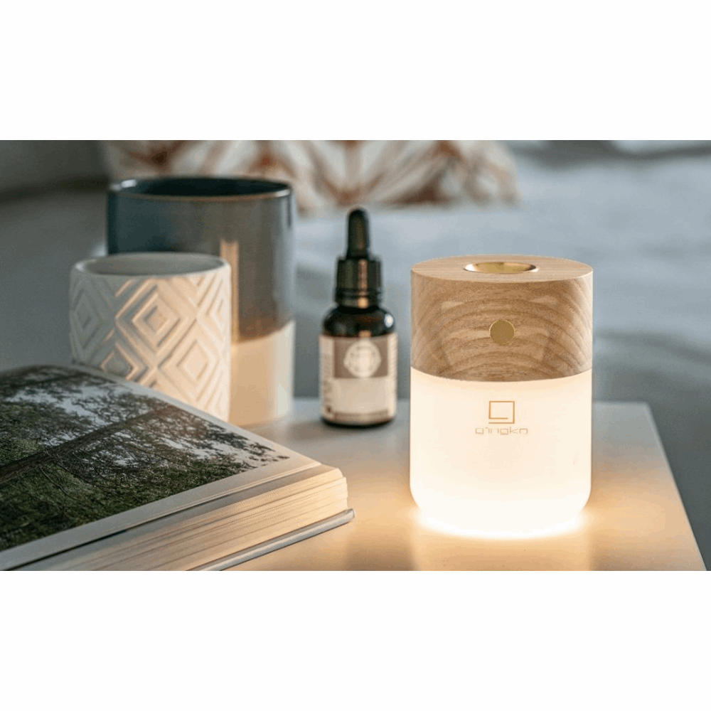 GINGKO SMART DIFFUSER LAMP NATURAL WHITE ASH WOOD G017AH