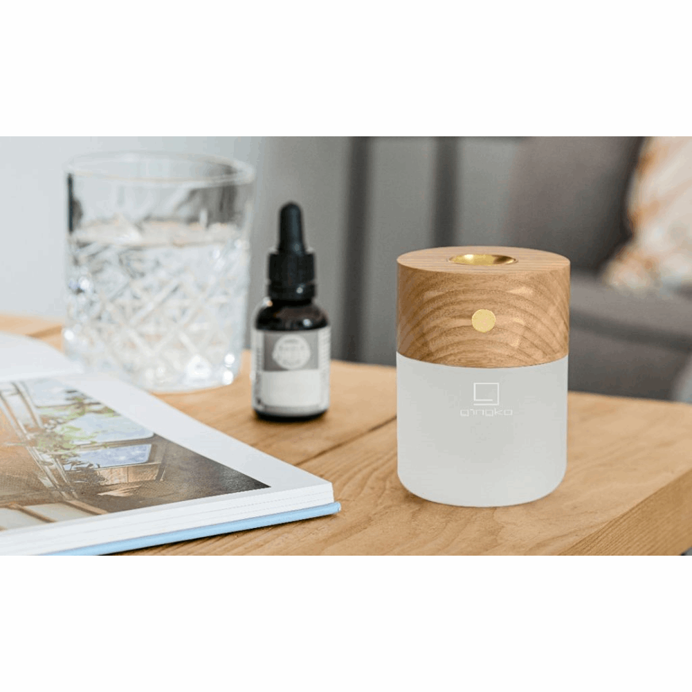 GINGKO SMART DIFFUSER LAMP NATURAL WHITE ASH WOOD G017AH