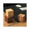 GINGKO WOODEN CUBE PLUS CLOCK BAMBOO G028CH