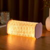 GINGKO VELVET ACCORDION LAMP PINK FLORAL G006FL