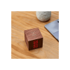 GINGKO CUBE PLUS CLOCK WALNUT G028WT