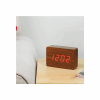 GINGKO BRICK CLICK CLOCK WALNUT/RED LED GK15R8