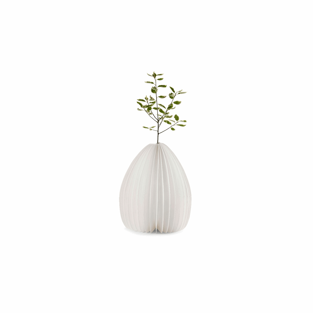 GINGKO SMART VASE LIGHT NATURAL WALNUT WOOD G018WT