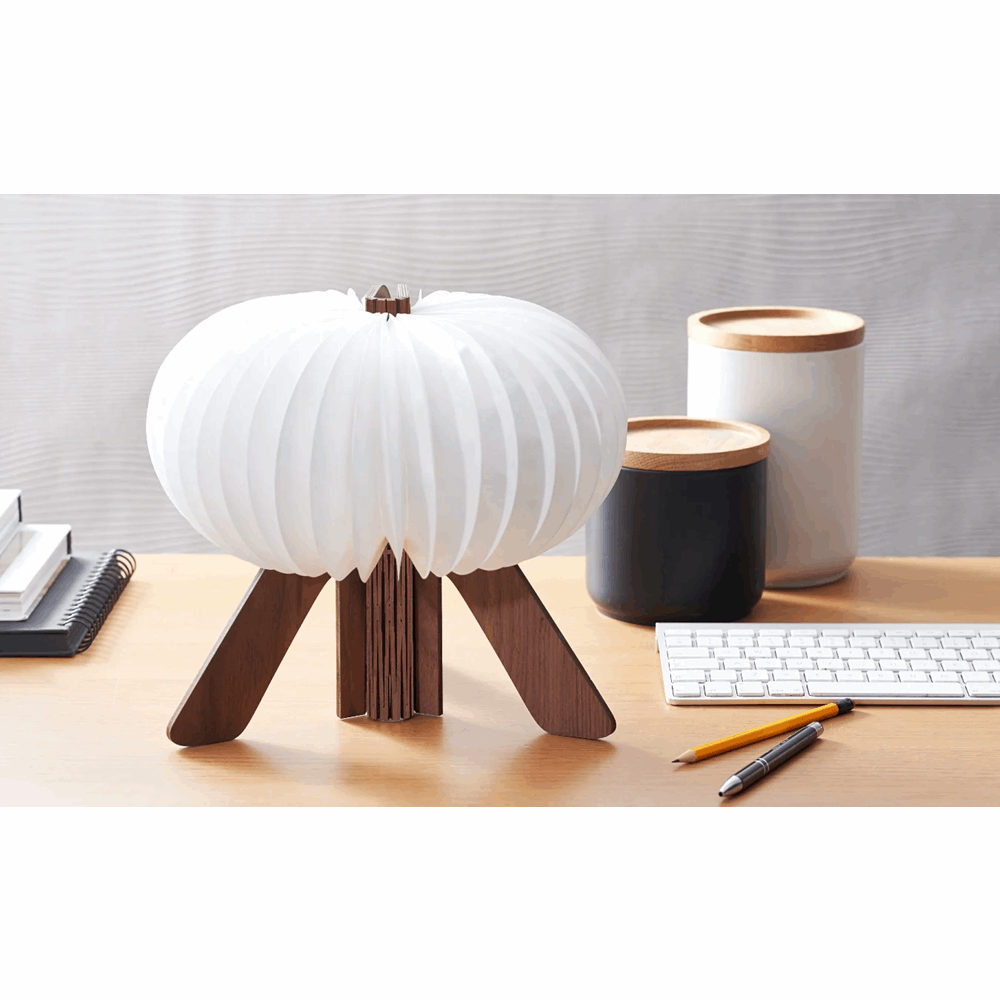 GINGKO THE R SPACE LAMP NATURAL WALNUT WOOD G002WT