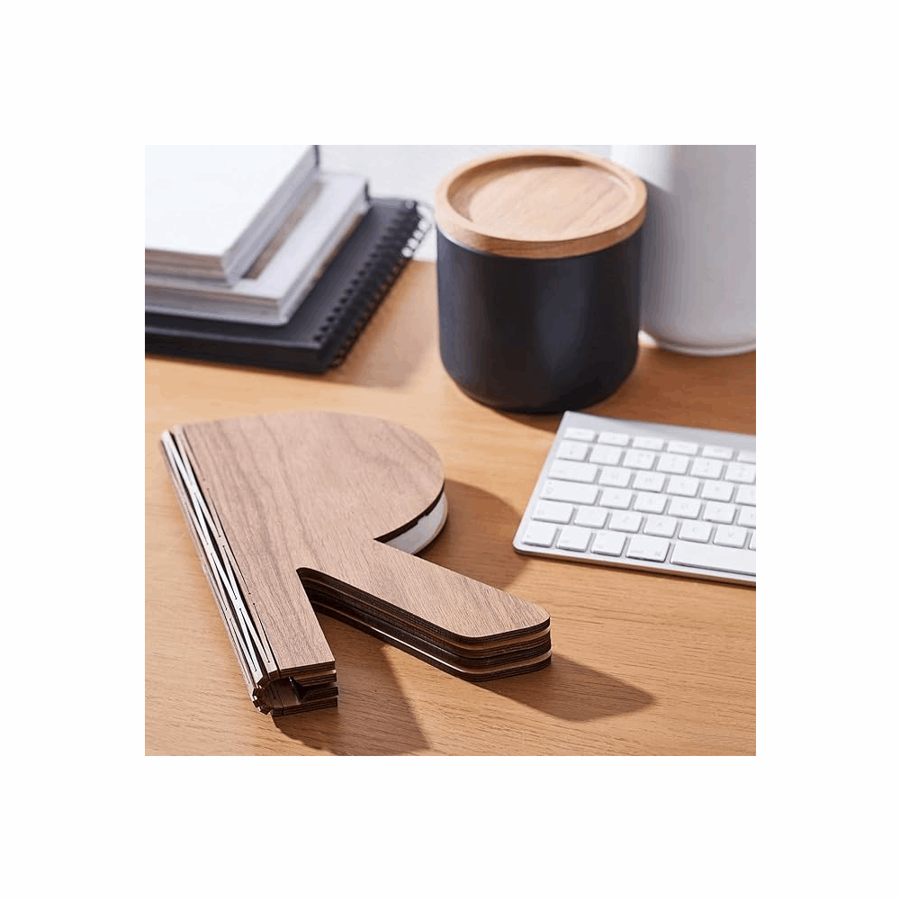 GINGKO THE R SPACE LAMP NATURAL WALNUT WOOD G002WT