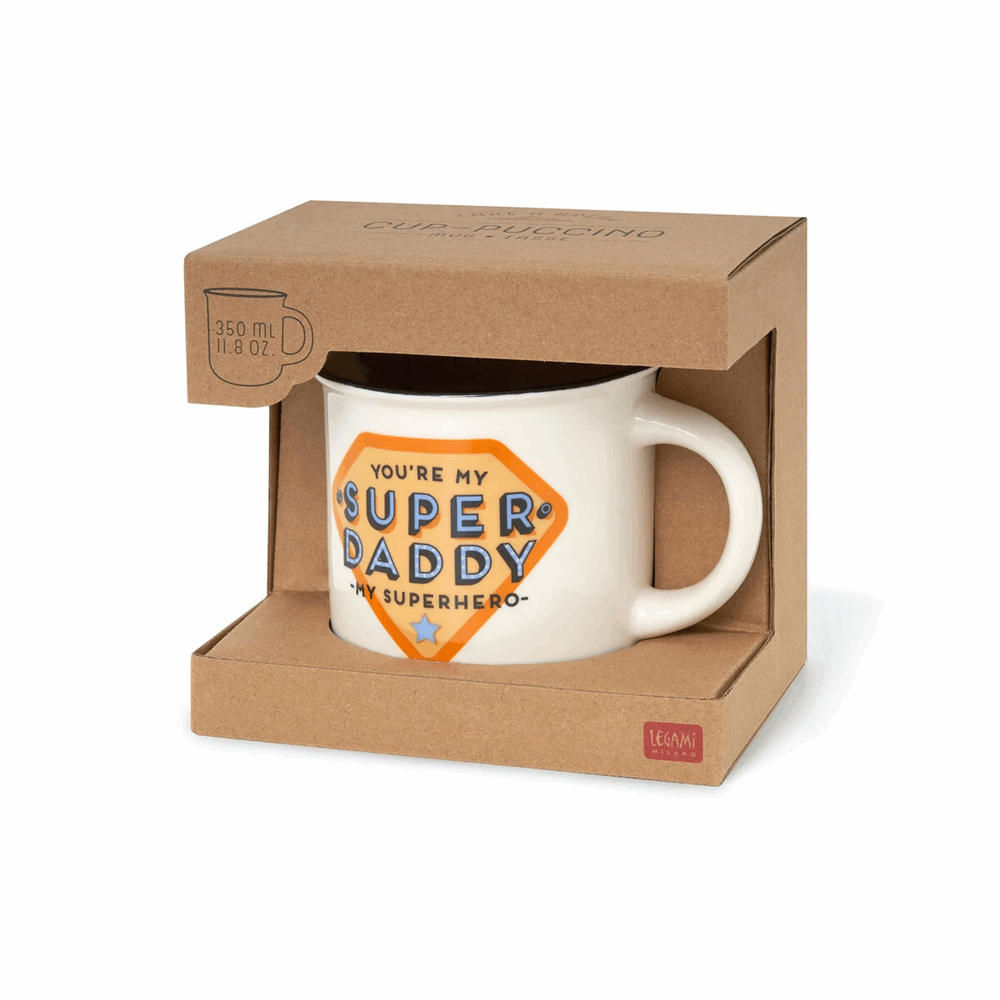 LEGAMI CUP0036 TAKE A BREAK CUP-PUCCINO MUG SUPER DADDY