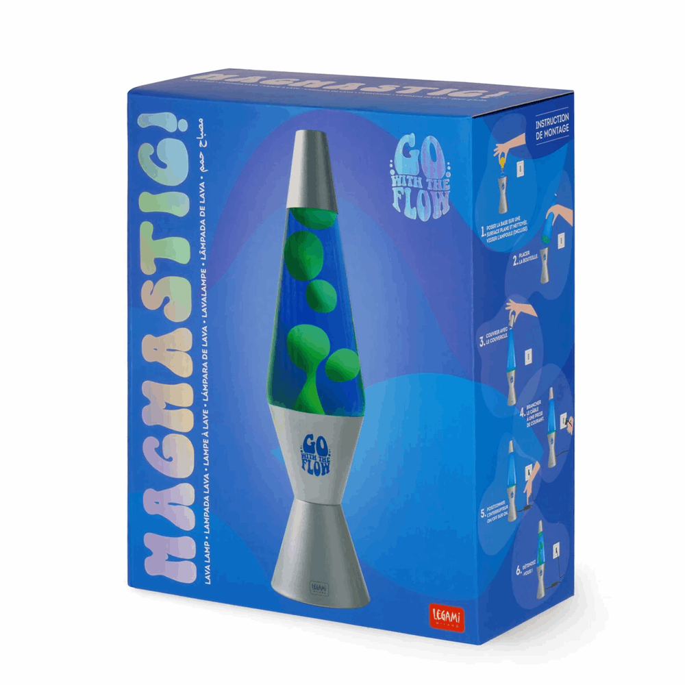 LEGAMI LAV0002 MAGMASTIC! - LAVA LAMP - SILVER