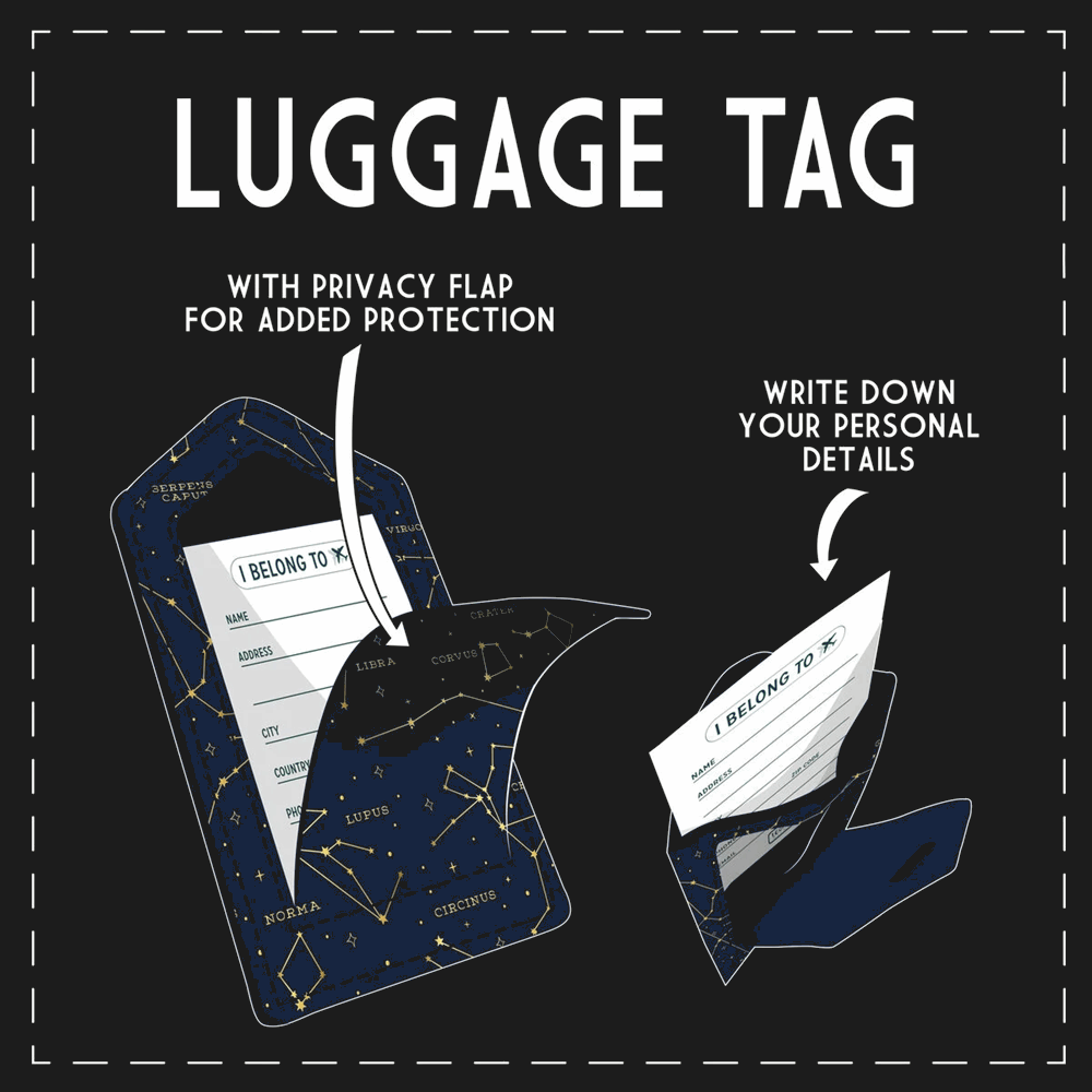 LEGAMI NLUG0003 LUGGAGE TAG - STARS