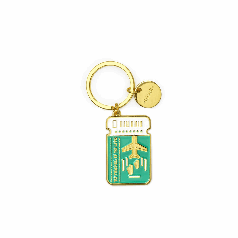 LEGAMI EKR0004 WHAT A KEY RING TRAVEL TICKET